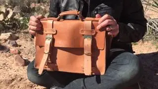 Custom Leather Briefcase