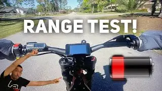 SUR RON eBIKE RANGE TEST! BAC 4000 stock battery