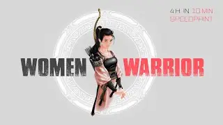 WOMEN WARRIOR | DIGITAL ART | SPEEDPAINT