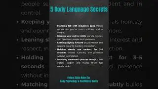 5 Powerful Body Language Secrets You Must Know