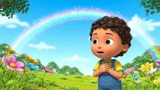 The Shy Rainbow Came After the Rain 🌈 | Nursery Rhymes for Kids & Baby Songs