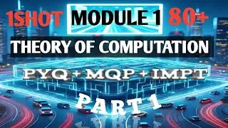Theory of computation module 1|BCS503 |80+ marks TOC VERY IMPORTANT TOPICS|edu yodha|toc vtu 5th sem