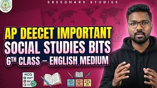 AP DEECET IMPORTANT SOCIAL STUDIES BITS 6 TH CLASS ENGLISH MEDIUM#ttc #diet #deecet #6thclass