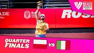Bryl/Losiak vs. Carambula/Rossi - Quarterfinal Highlights of Rosarito 2022 #BeachProTour