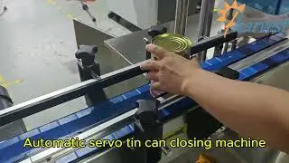 Automatic servo tin can closing machine, can seaming macchine for food can (2025)