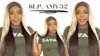 Motown Tress Synthetic Hair Seduction HD Invisible Deep Part Lace Wig - SLP AMY32 --/WIGTYPES.COM