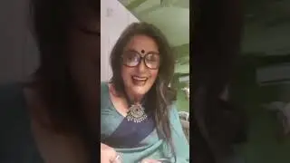 #screen #legend Aparna Sen of #india recites a  Bengali poem of Sukumar Ray in English and #Bengali