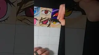 Drawing Mashle Ohuhu Markers #shorts