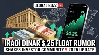 &ldquo;Global Buzz 🌍 Iraqi Dinar $4.25 Float Rumor Shakes Investor Community 💥 2025 Update&rdquo;