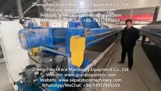Several 200 square meter circular plate automatic filter press are used in the ceramic industry