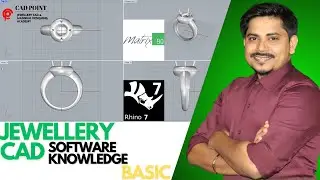 BASIC KNOWLEDGE OF JEWELLERY CAD SOFTWARE IN हिंदी( RHINO AND MATRIX 9.0 ) #caddesign #cadtutorials