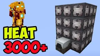 Minecraft Tech Reborn Industrial Blast Furnace 3000 HEAT how to reach (EASY)