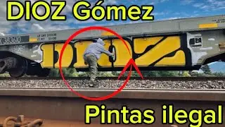 DIOZ G&oacute;mez pintas ilegales #graffiti #barrio