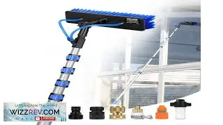 VEVOR Water Fed Pole Kit 36FT Solar Panel Cleaning Pole with Extendable