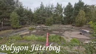 1. Polygon Jüterbog - centrální cesta.  Ютербогский полигон - центральная дорога с севера на восток