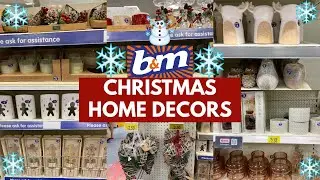 B&M CHRISTMAS/WINTER HOME DECOR COLLECTION WITH PRICE SEPT 2022 | B&M HAUL | TRAVELANDSHOP WITH ME