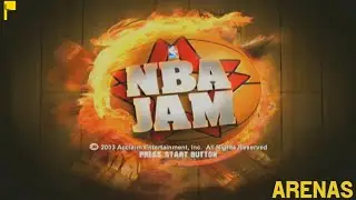 NBA Jam [2004] | Sports Game Arenas and All Team Intros 🏟 🏀