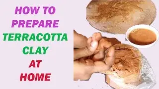 How to make clay / how to prepare terracotta clay /reuse the terracotta clay