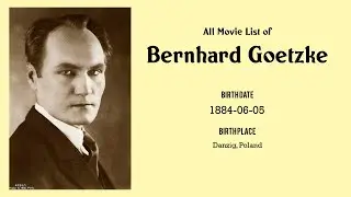 Bernhard Goetzke Movies list Bernhard Goetzke| Filmography of Bernhard Goetzke