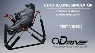 Test Video | DIY 6 DOF Racing/Motion Simulator 🏁 | ODrive