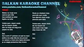 KARAOKE sa tekstom - Jana - Prolaznica