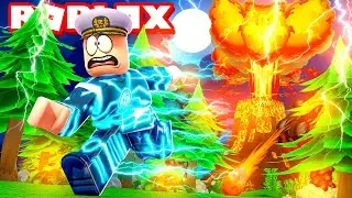 SURVIVING INSANE NATURAL DISASTERS as FUTURE FLASH in ROBLOX