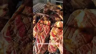sabor insuperable, 3 horas de brasa este #tomahawksteak de #wagyu #cocinaconsalmeron