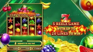 Dive into the Fiery Sevens Hot 20 with up to 20 paylines and Expanding WILDs.