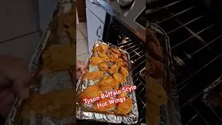 Buffalo Style Hot Wings Tyson Frozen  REVIEW