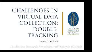 Challenges in Virtual Data Collection: Double-Tracking