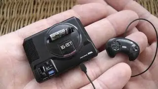 Tiny Sega Mega Drive - Vending Machine Egg Unboxing - Scale Model - Genesis Console