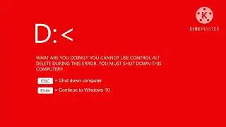 Windows 10 Kill Screen but with text to speech (VOLUME & EPILEPSY WARNING)