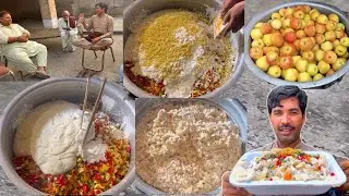 Russian Salad for Weddings | Creamy Salad for 400 People | Party Style Salad by Haji Rafaqat Food