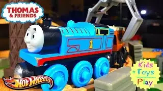 Thomas and Friends Wooden Playtime | Double Thomas Train Play Table Biggest Hot Wheels Track!