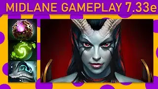 ⭐20+ Kills! Queen of Pain Mid Gameplay - Dota 2 Top MMR