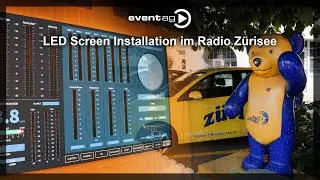 LED Screen im Radio Z&uuml;risee