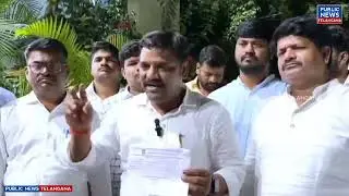 Teenmar Mallanna Complaint Against KTR and BRS Leaders On Fake Videos On Him | Public News Telangana