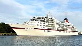 MS EUROPA - Cruise Ship - 4K HDR (Gdańsk 27.08.2025)