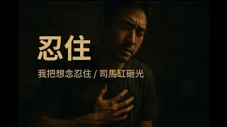 忍住的夜｜司馬缸砸光〈忍住(我把想念忍住)〉黑金電影感故事版【繁中歌詞】