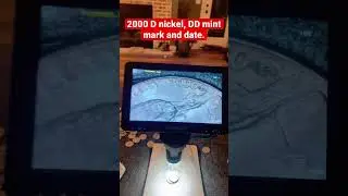 2000 D #nickel, #Jefferson, #nickel, #Short , #Short , #error, #unbelievable, #date, #error, #cash