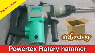 POWERTEX Rotary hammer and wall chipping machine | unboxing & review video link in description 👇👇