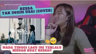 RESSA - TAK INGIN USAI (Cover) | Suara Melengking Ressa Memakan Habis Nada Tinggi Lagu ini🥺👏🏻