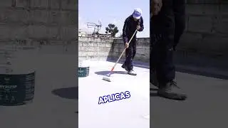 Membrana impermeable para terrazas #construccion #terrazo #limpieza #terraza #pintura #arquitectura
