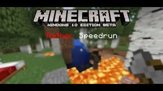 10 year old Minecraft version speedrun (bedrock edition)