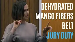 Dehydrated Mango Fibers Belt &mdash; Jury Duty Comedy TV Show