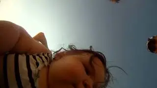 Giant Baby tries to Eat GoPro Camera