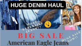 American Eagle Jeans Try-On Haul | Sizing Guide & Review for Midsize & Curvy