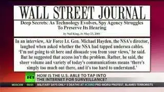 NSA monitors global Internet traffic via private fiber optic cables