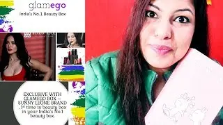 Sunny Leone Lipstick in Glamego Feb 2019 box | Glamego feb 2019 review