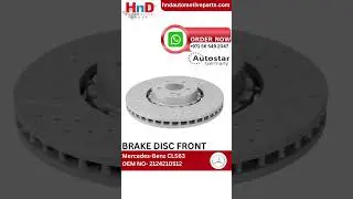 High-Performance BRAKE DISC FRONT FOR Mercedes-Benz CLS63 AMG 2124210512  #mercedesbenz